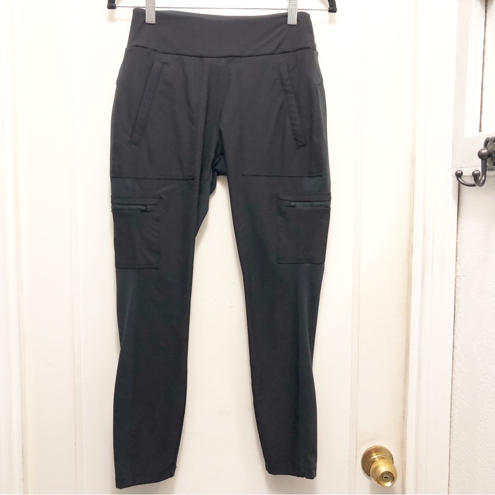 Athleta Headlands Hybrid Cargo Tight In Black Women’s Size 6P